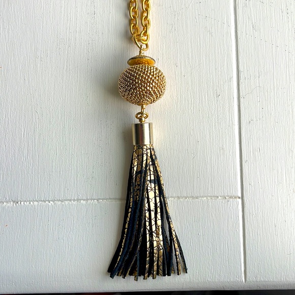 Molly Beads Long Tassel Necklace - Picture 2 of 2